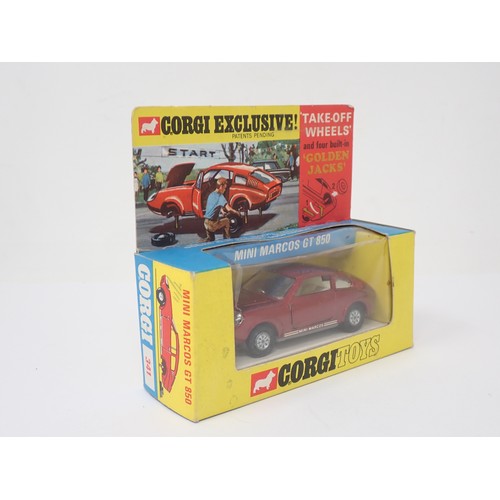 320 - Corgi Toys 341 Mini Marcos 850 GT, boxed