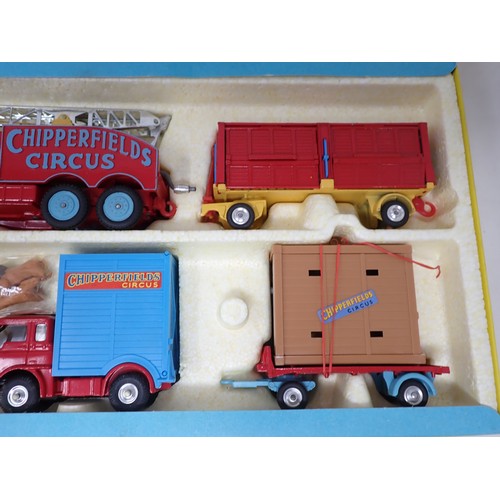 322 - Corgi Toys Gift Set No.23 Chipperfields Circus Set in superb condition with animals in sealed packet... 