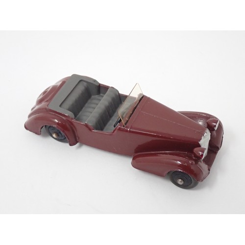 336 - Dinky Toys 38d maroon Alvis open top