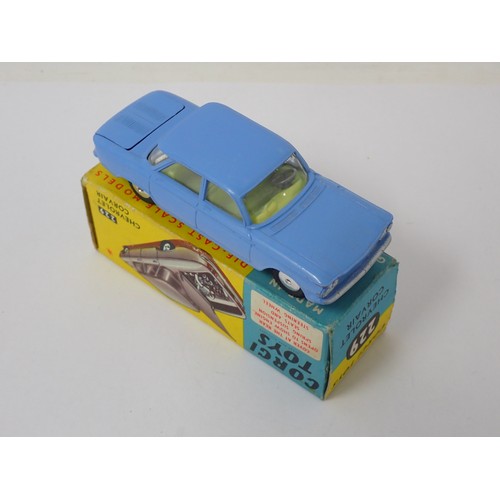 339 - Corgi Toys 229 blue Chevrolet Corvair, boxed