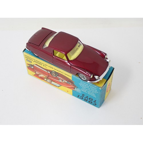 340 - Corgi Toys 259 metallic maroon 'Le Dandy' Coupe, boxed