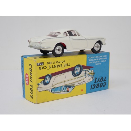 344 - Corgi Toys 258 The Saints Car Volvo P.1800, boxed