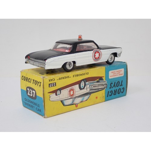 347 - Corgi Toys 237 Oldsmobile Sheriff Car, boxed