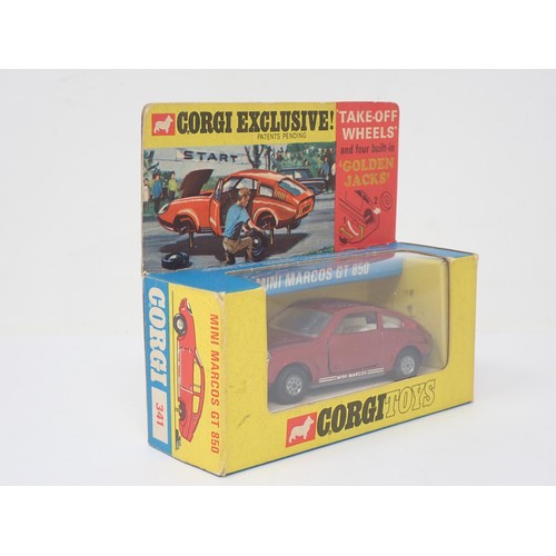 348 - Corgi Toys 341 Mini Marcos GT 850, boxed