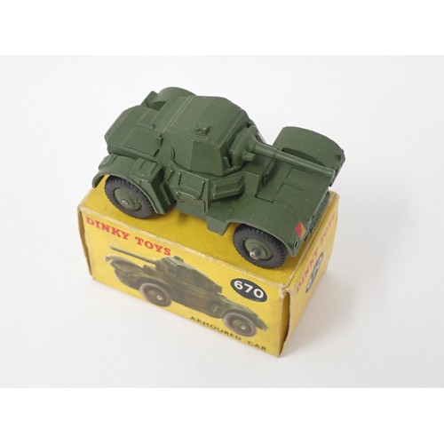 350 - Dinky Toys 670 Armoured Car, boxed