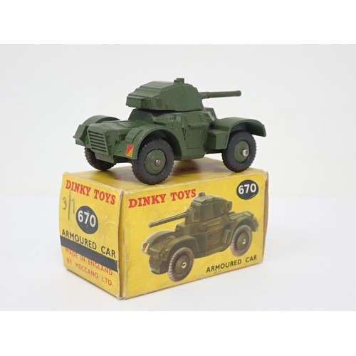 350 - Dinky Toys 670 Armoured Car, boxed