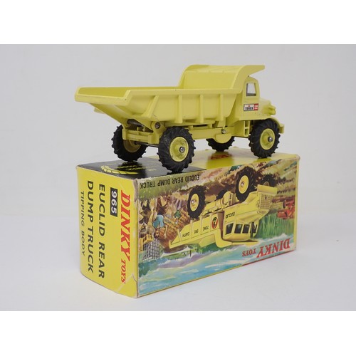 358 - Dinky Toys 965 Euclid Rear Dump Truck, boxed