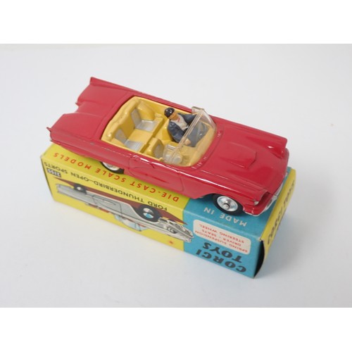 365 - Dinky Toys 215S red Ford Thunderbird Open Sports, boxed