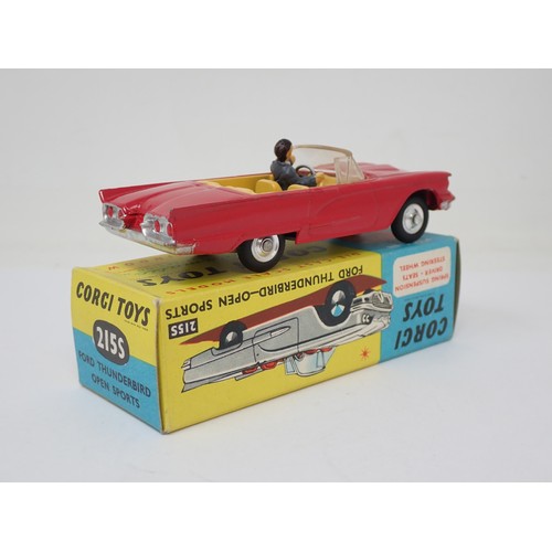 365 - Dinky Toys 215S red Ford Thunderbird Open Sports, boxed