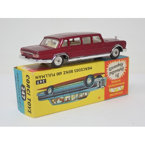 367 - Corgi Toys 247 Mercedes Benz 600 Pullman with leaflet, boxed