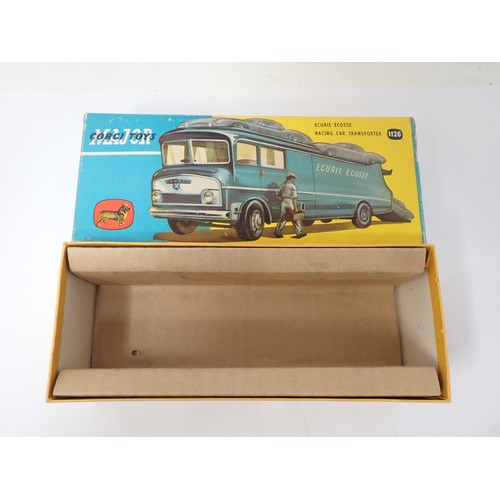 369 - Corgi Toys 1126 Ecurie Ecosse Racing Car Transporter, boxed with packing