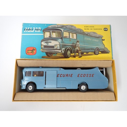 369 - Corgi Toys 1126 Ecurie Ecosse Racing Car Transporter, boxed with packing