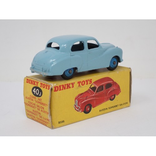 379 - Dinky Toys 40J blue Austin Somerset Saloon, boxed