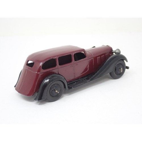 383 - Dinky Toys 36a maroon Armstrong Siddeley