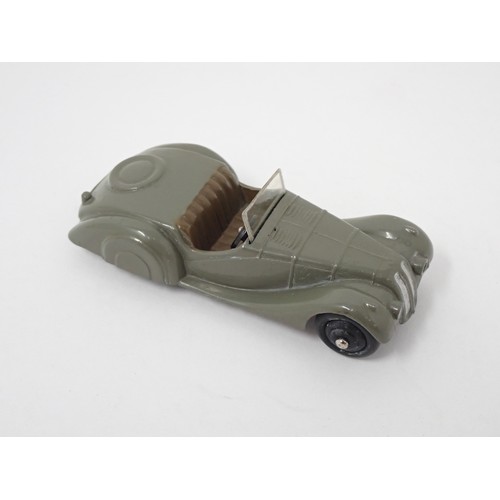 384 - Dinky Toys 38a dark grey Frazer Nash