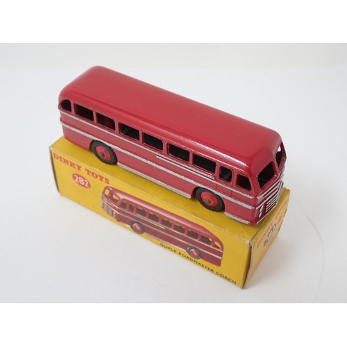 394 - Dinky Toys 282 red Duple Roadmaster Coach, boxed