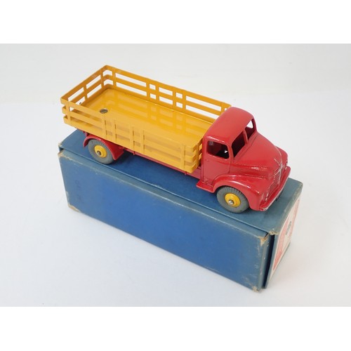 397 - Dinky Supertoys 531Leyland Comet Wagon with red cab and yellow back, boxed