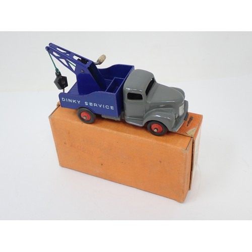 398 - Dinky Toys 25x blue and grey Breakdown Lorry, boxed