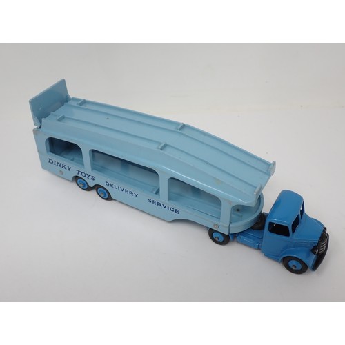 410 - Dinky Supertoys 990 Gift Set Pullmore Car Transporter with Austin Somerset, Ford Zephyr, Hillman Min... 