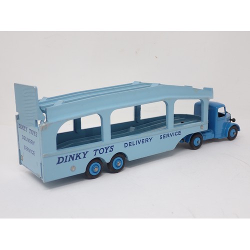 410 - Dinky Supertoys 990 Gift Set Pullmore Car Transporter with Austin Somerset, Ford Zephyr, Hillman Min... 