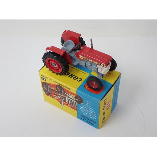 413 - Corgi Toys 66 Massey-Ferguson 165 Tractor, boxed with packing