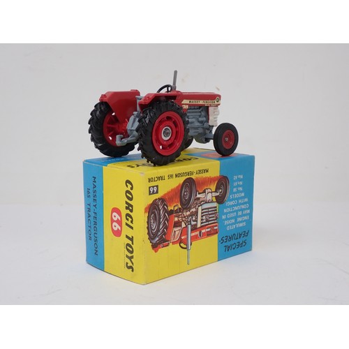 413 - Corgi Toys 66 Massey-Ferguson 165 Tractor, boxed with packing