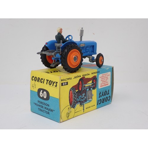 415 - Corgi Toys 60 Fordson 'Power Major' Tractor, boxed