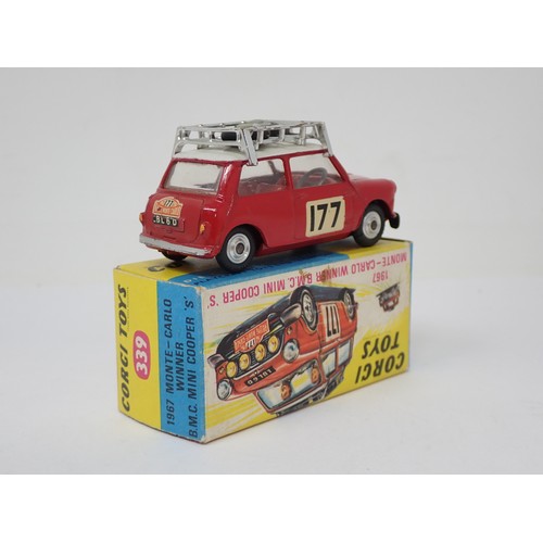 416 - Corgi Toys 339 Monte-Carlo B.M.C. Mini Cooper 'S', boxed