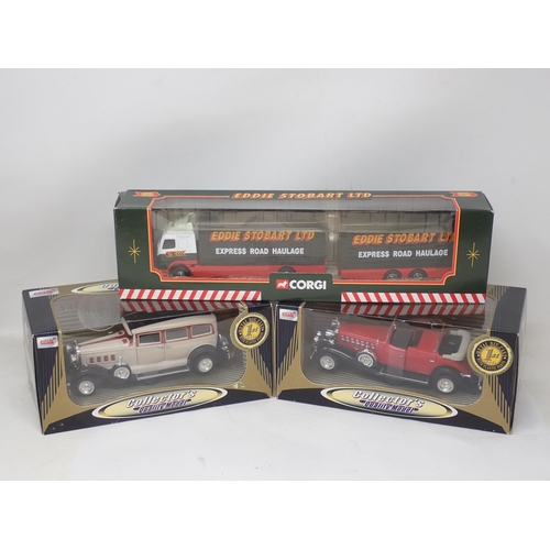 436 - Five Vanguards Commercial Vehicles, Eddie Stobart Lorry, Matchbox and other boxed diecast Models