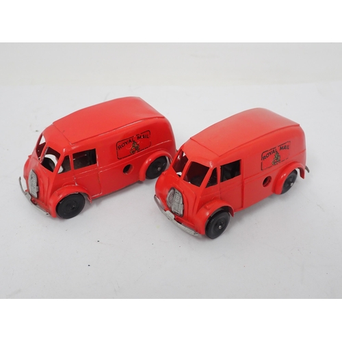 447 - Two Triang Minic clockwork Royal Mail Vans