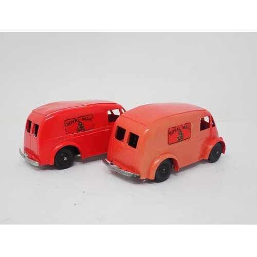 447 - Two Triang Minic clockwork Royal Mail Vans