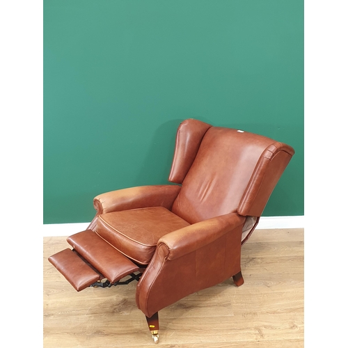 99 - A Parker Knoll Wing Back Recliner Armchair.