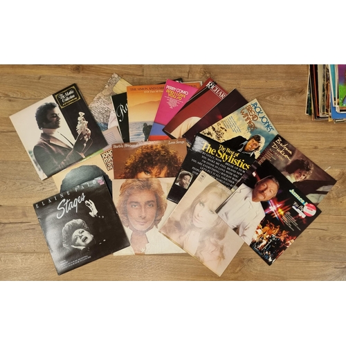 22 - Approximately 100 Record Albums, including easy listening, country, adult contempory and classic. Ar... 