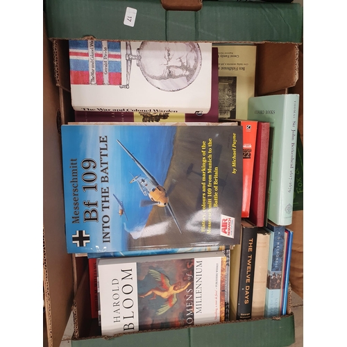 493 - Four boxes of Books