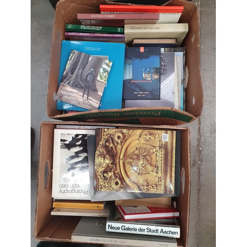 494 - Two boxes of Books, photography, design etc