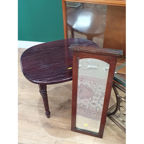 58 - A glazed Bookcase 4ft 9