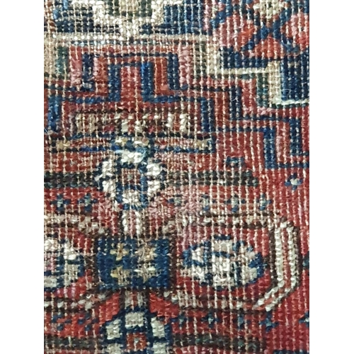 600 - A Kashgai Rug, multi-bordered with central medallions on a red ground, 5ft 10in x 3ft 7in and a Shir... 