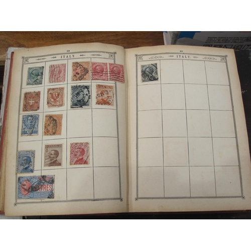 440 - An All World Stamp Collection within a 'Bounty' Album, and a Lincoln Album; together with a miscella... 