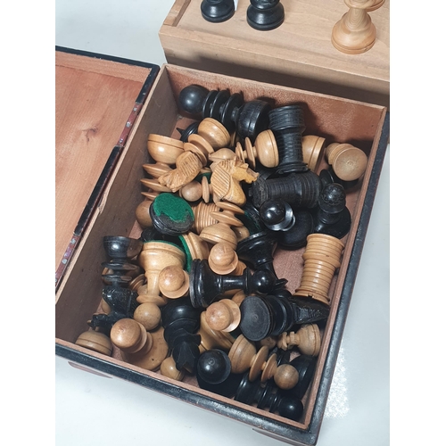 215 - Three Chess Sets, a Travel Chess Set and a set of Dominoes