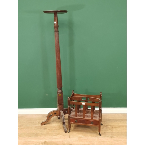 22 - A mahogany Torchere 5ft 7