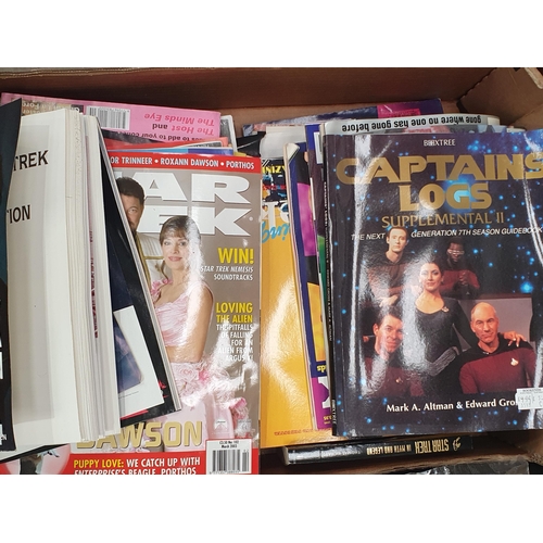 257 - A Box of Star Trek Magazines and 