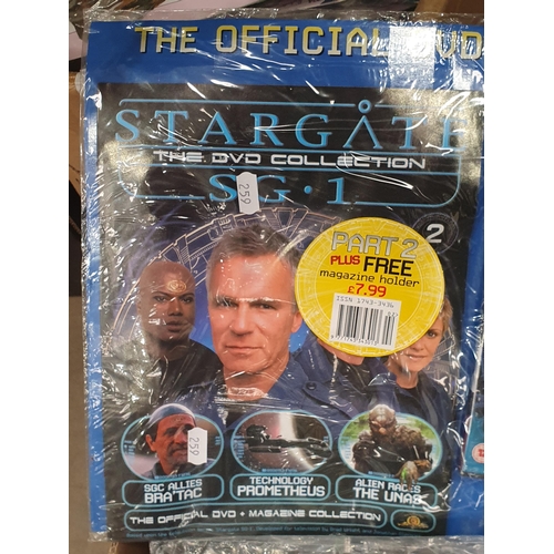 259 - A Box of Stargate DVD's and Magazines.