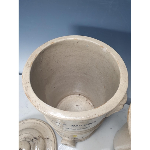 338 - A French stoneware Water Purifier, 17in H