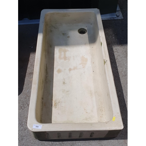 500 - A rectangular Sink, 3ft 6in