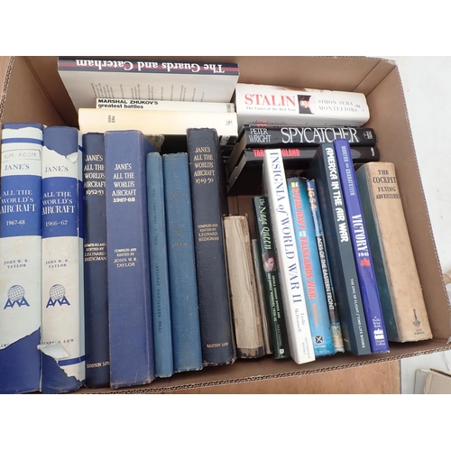 1038 - Two boxes of Books-Military and Aviation