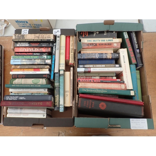 1039 - Two boxes of Books-Military