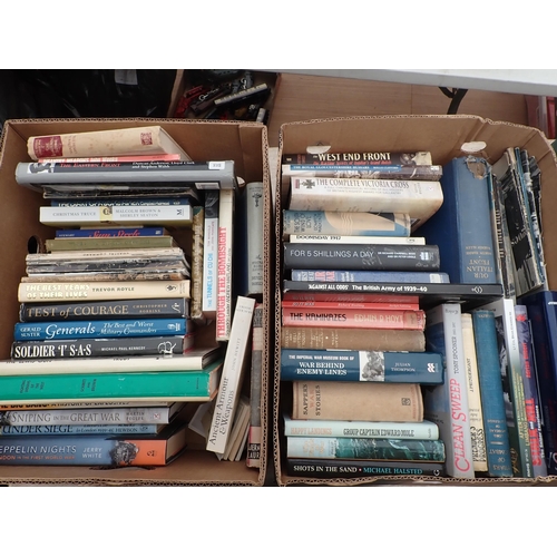 1040 - Two boxes of Books on Military History and Warfare