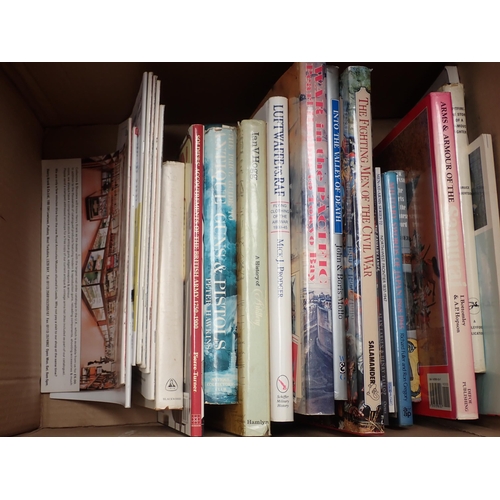 1202 - A box of Books on Antique Armour, Artillery and Weapons