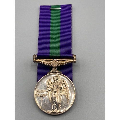 1052 - General Service Medal with Arabian Peninsula Clasp to Flight Lieutenant J.G. Watling, RAF