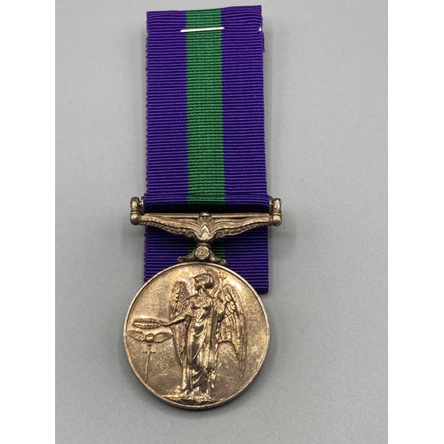 1054 - General Service Medal with Arabian Peninsula Clasp to 23487970 Gnr. P. Kilgannon, Royal Artillery